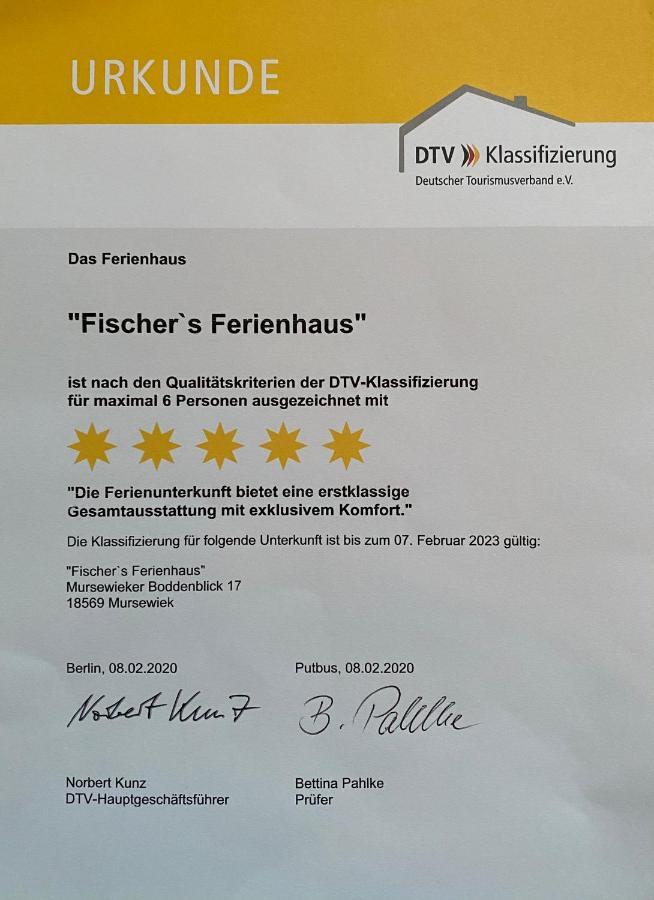 Fischer'S Ferienhaus Ruegen Mit Sauna Und Kamin Ummanz 外观 照片